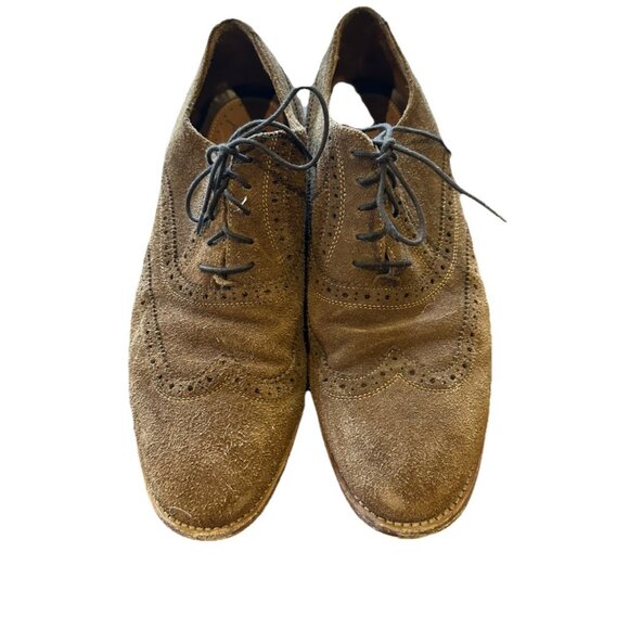 John W Nordstrom Men Brown Suede Oxfords Shoes Sz 12m 80921 Quiet Luxury